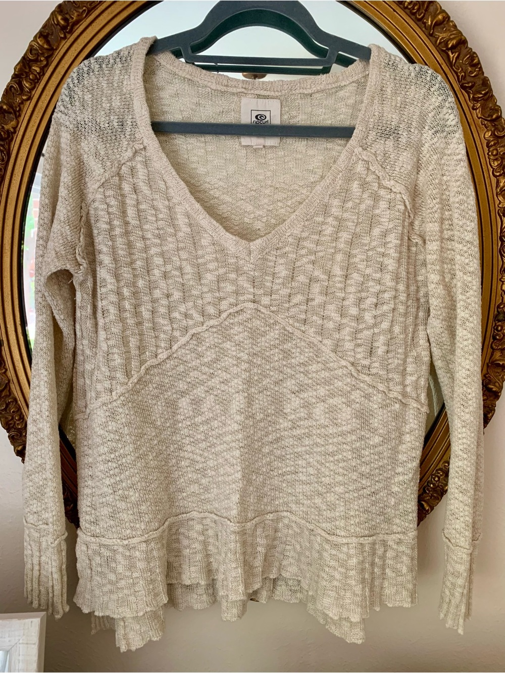 Rip Curl Cream V-Neck Top